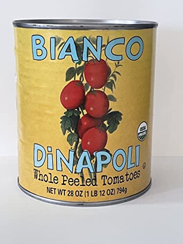 Bianco DiNapoli Organic Whole Peeled Tomatoes, 28 oz, 6 pack