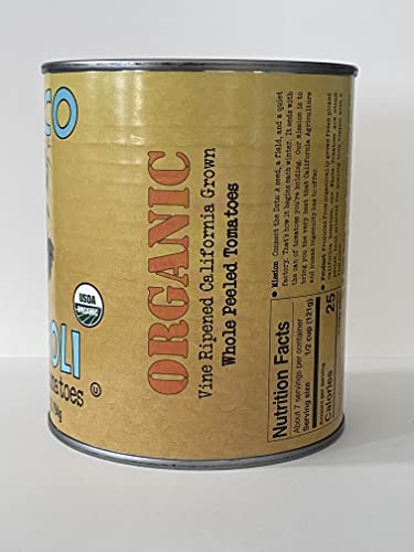 Bianco DiNapoli Organic Whole Peeled Tomatoes, 28 oz, 6 pack