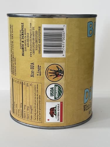 Bianco DiNapoli Organic Whole Peeled Tomatoes, 28 oz, 6 pack