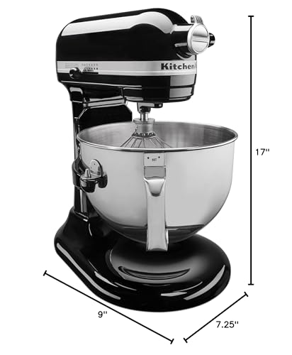 KitchenAid KP26M1XOB 6 Qt. Professional 600 Series Bowl-Lift Stand Mixer - Onyx Black