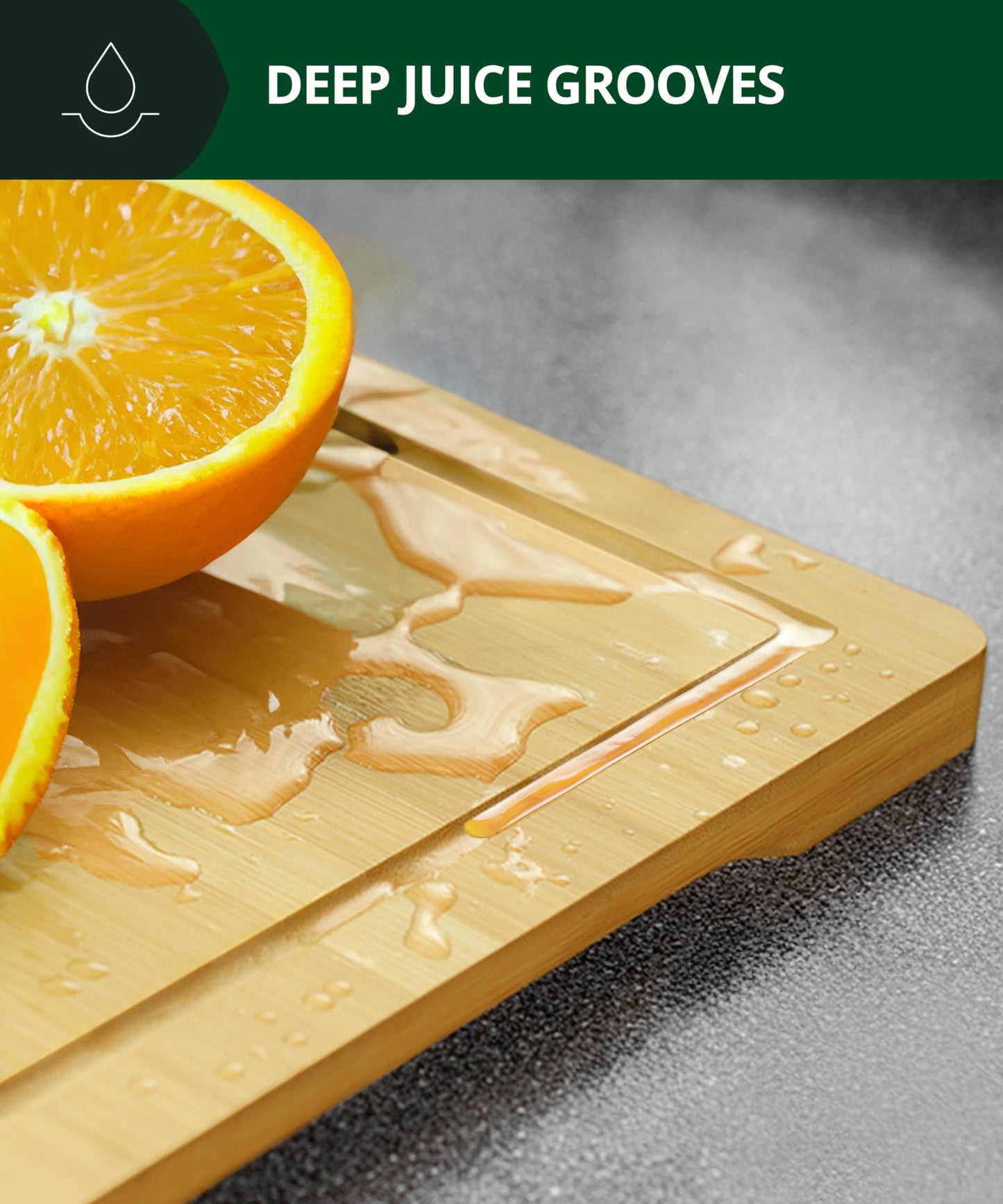 πππππ πππ πππππ πππππ ππππ Extra Large Bamboo Serving & Chopping Board for Kitchen Meal Prep & Charcuterie β Butcher Block with Deep Juice Groove, Kitchen Gadget Gift (XL 18x12")