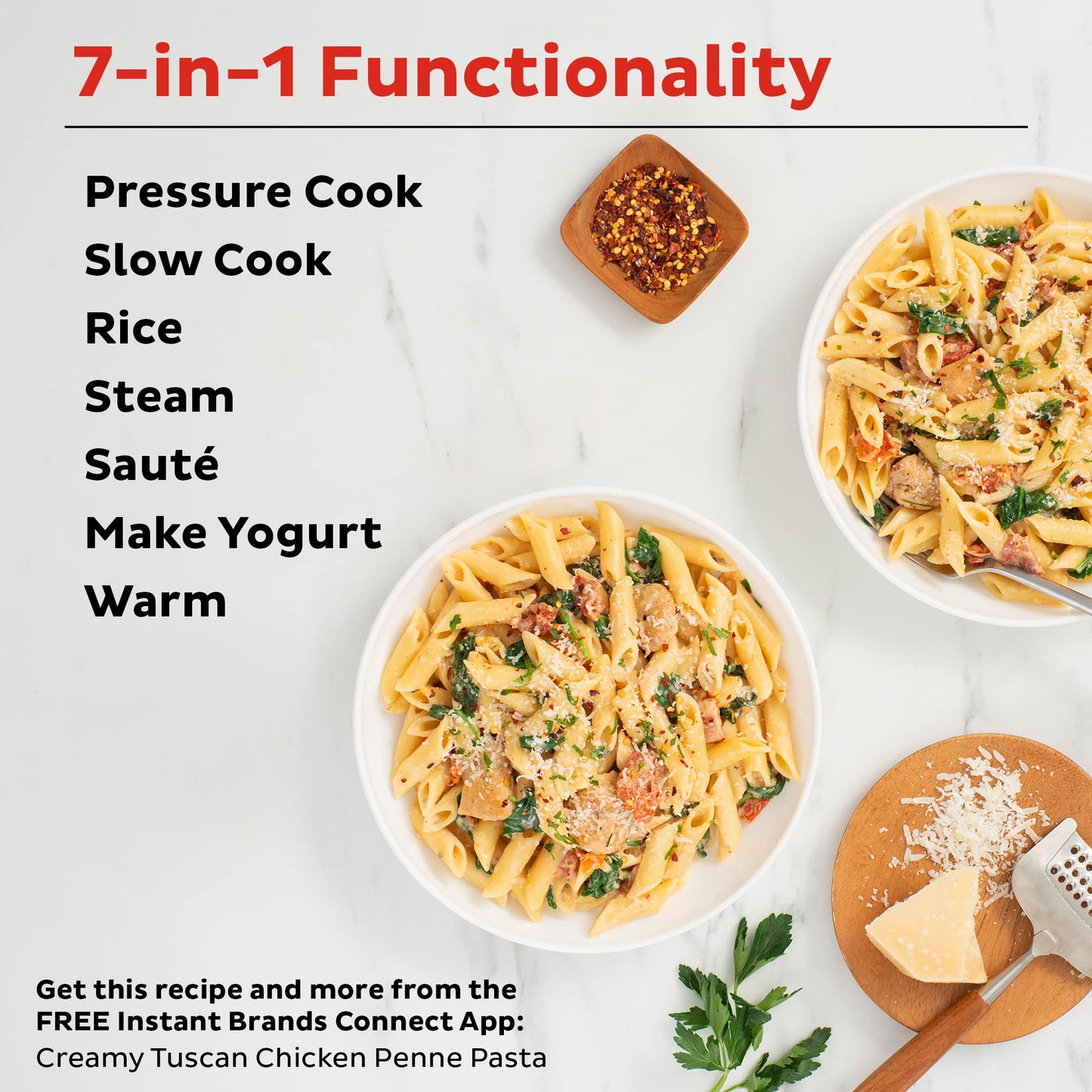 Instant Pot Duo 7-in-1 Electric Pressure Cooker, Slow Cooker, Rice Cooker, Steamer, Sauté, Yogurt Maker, Warmer & Sterilizer, Includes App With Over 800 Recipes, Stainless Steel, 6 Quart