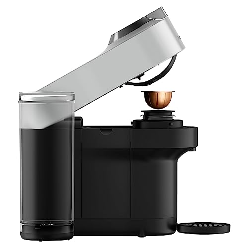 Nespresso Vertuo Pop+ Deluxe Coffee and Espresso Machine by De'Longhi, Silver