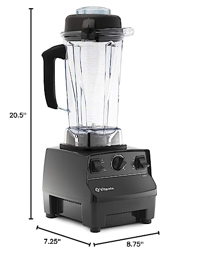 Vitamix 5200 Blender, Professional-Grade, Container, Self-Cleaning 64 oz, Black/Grey