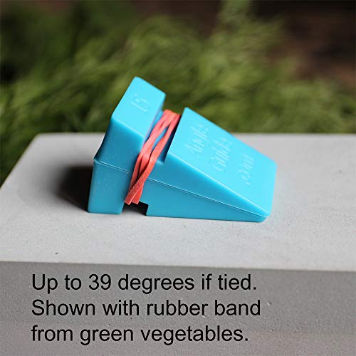 Wedgek AGM Angle Wedges for Sharpening Knives 10 to 20 degrees, Blue