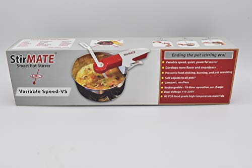 StirMATE Automatic Pot Stirrer GEN 3- Variable Speed, Self-Adjusting, Powerful, Quiet, Cordless