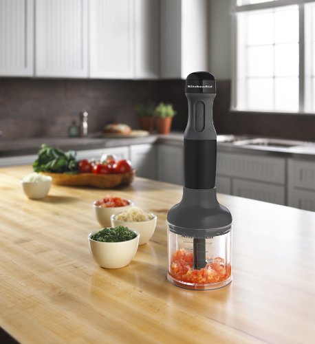 KitchenAid KHB2351OB 3-Speed Hand Blender - Onyx Black