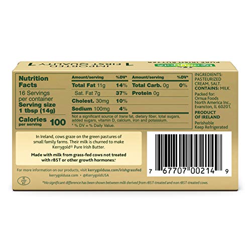 Kerrygold Butter Sticks, Salted, 8 oz