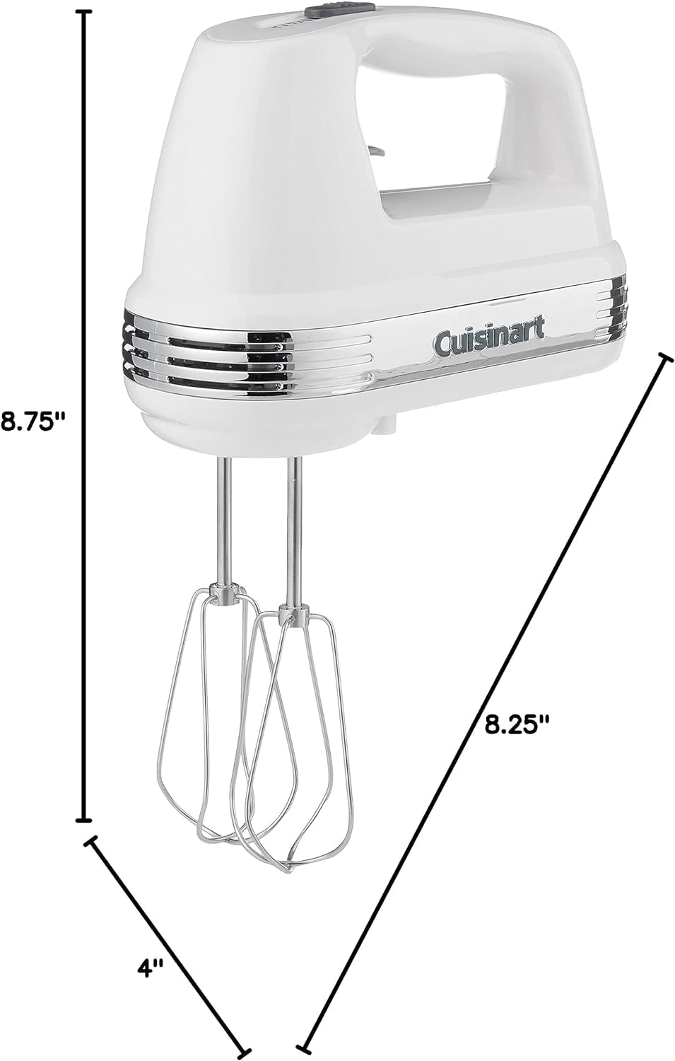 Cuisinart HM-50 Power Advantage 5-Speed Hand Mixer, White