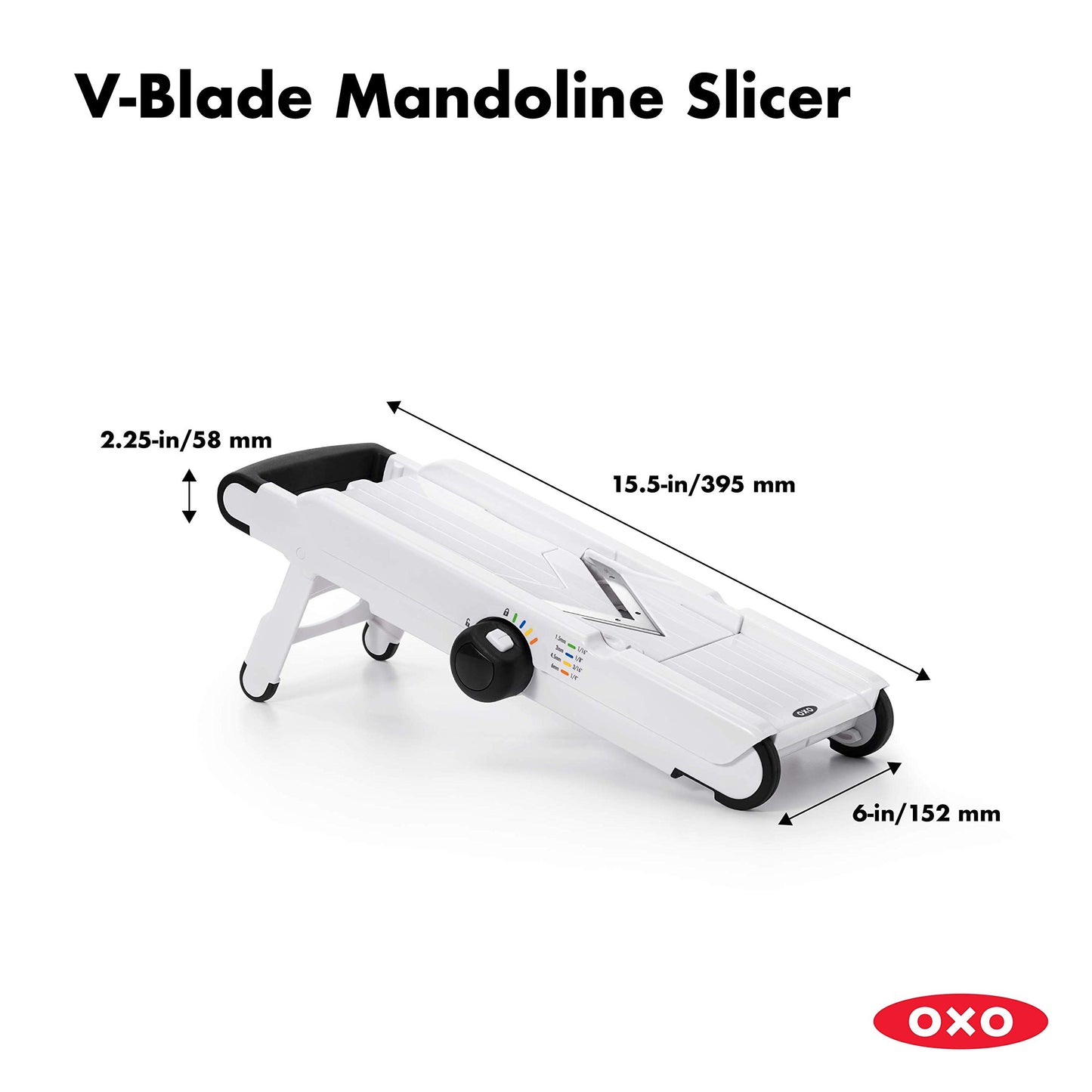 OXO Good Grips V-Blade Mandoline Slicer, White