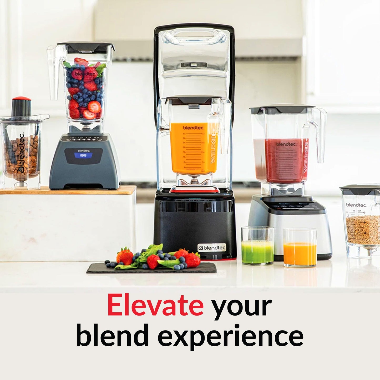 Blendtec Professional 800 - Blender with WildSide+ Jar (90 oz) for Smoothies & Frozen Drinks - Quietest Professional-Grade Power - 11-Speed Touch Slider - Easy to Clean - Black